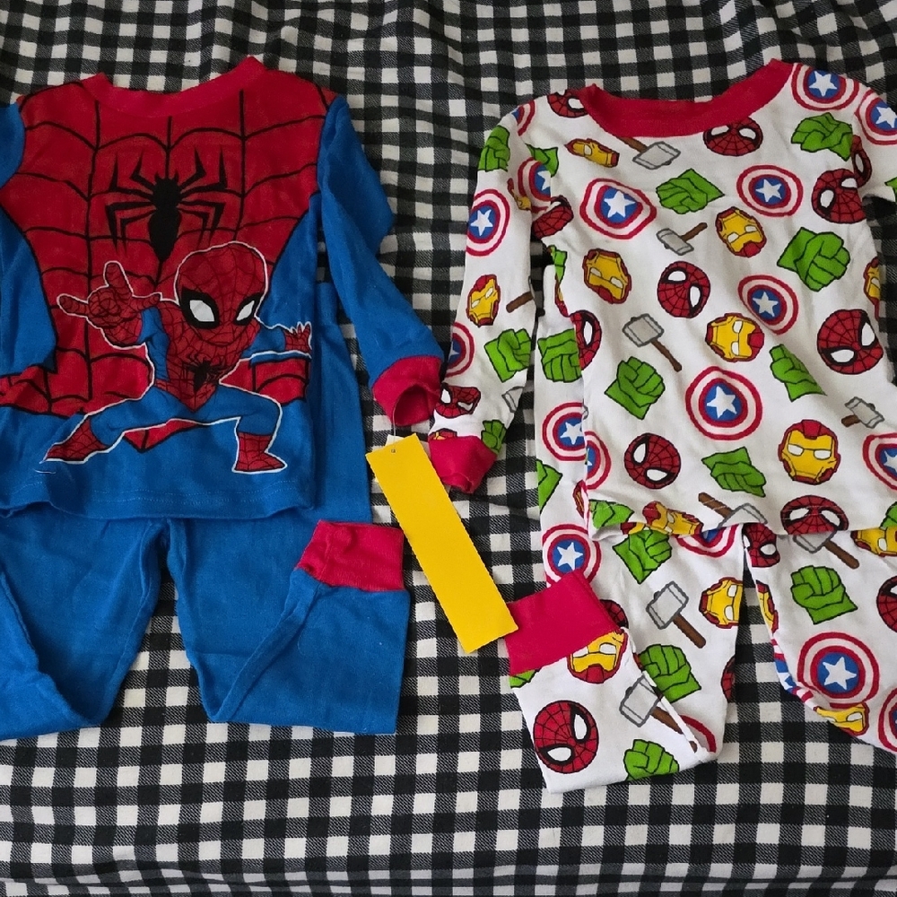 Marvel Kids Pajama Sets-Spiderman Size 3T